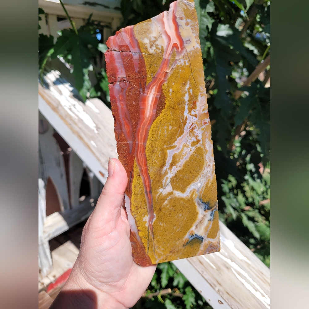 Colorful Agate Jasper Stone Slab Polished